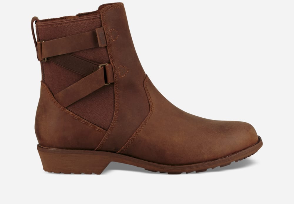 Teva Ellery Ankle Waterproof Stövlar Dam Bruna | Sverige-1365