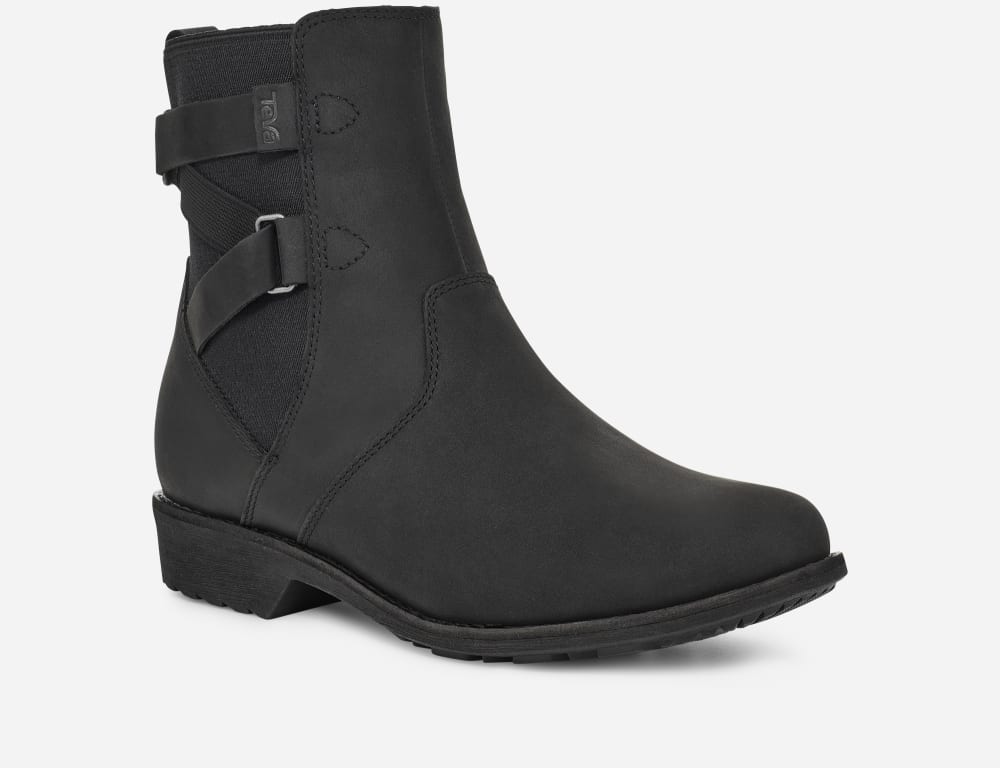 Teva Ellery Ankle Waterproof Stövlar Dam Svarta | Sverige-2945