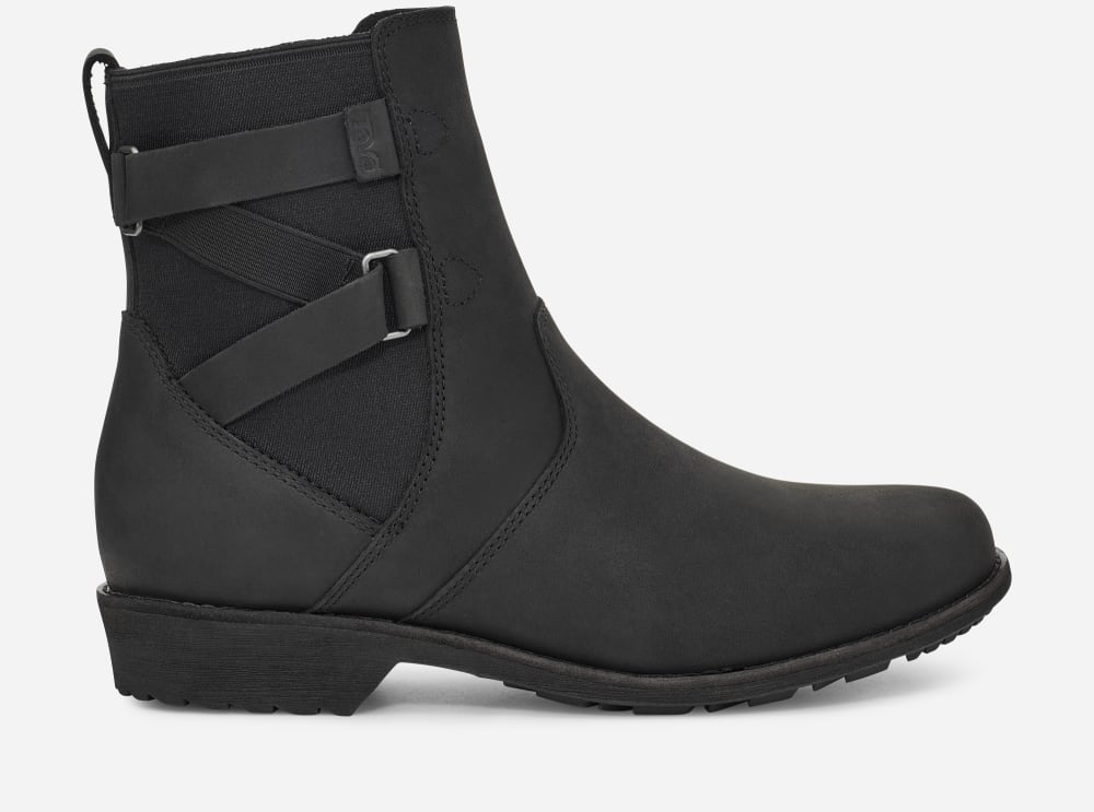 Teva Ellery Ankle Waterproof Stövlar Dam Svarta | Sverige-2945