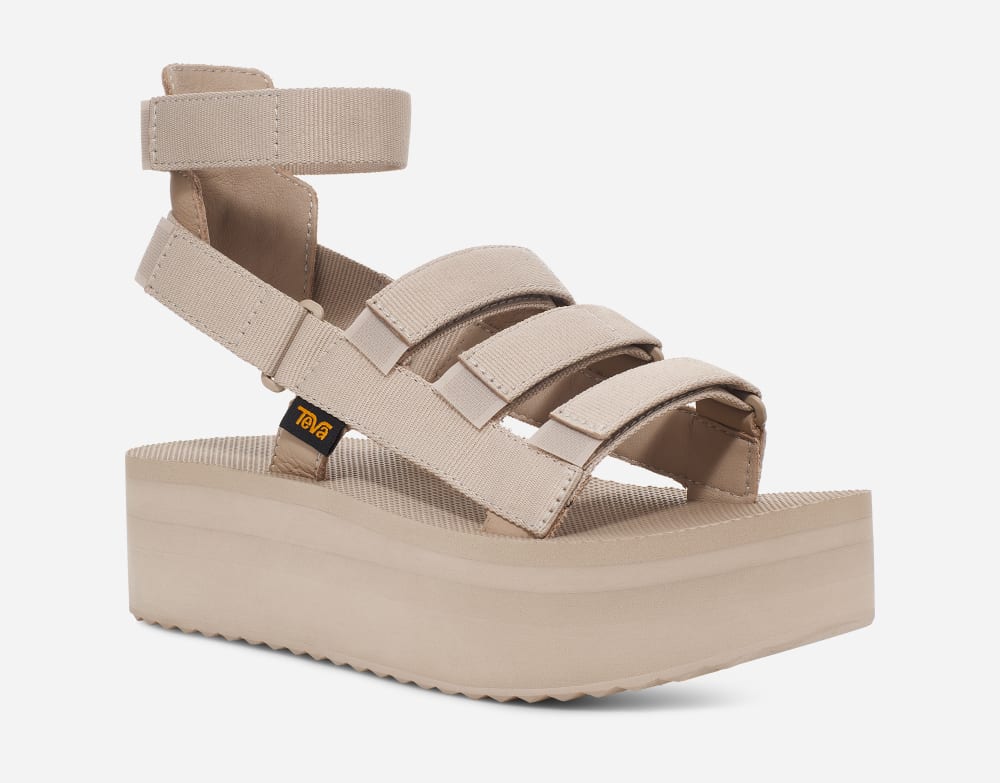 Teva Flatform Mevia Platå Sandaler Herr Grå | Sverige-5260