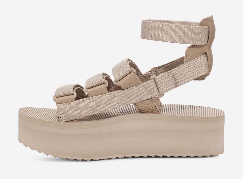 Teva Flatform Mevia Platå Sandaler Herr Grå | Sverige-5260