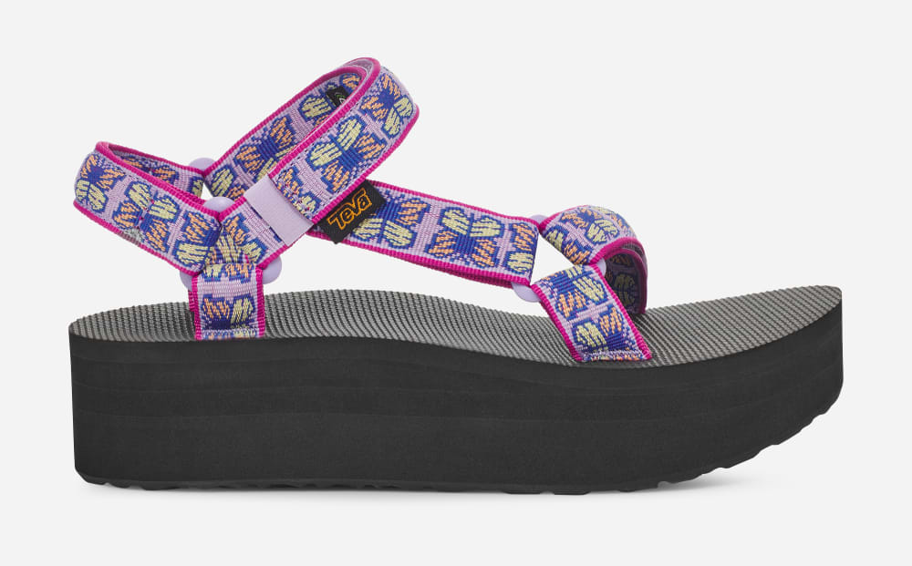 Teva Flatform Universal Platå Sandaler Dam Lila | Sverige-1807