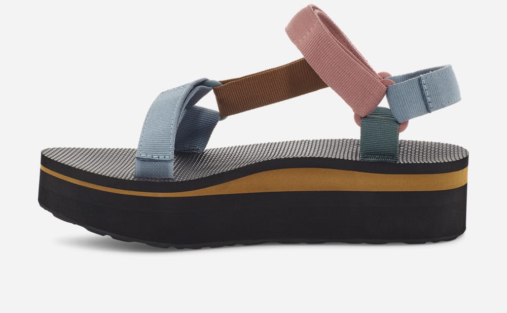 Teva Flatform Universal Platå Sandaler Dam Ljusolika Färger | Sverige-3049