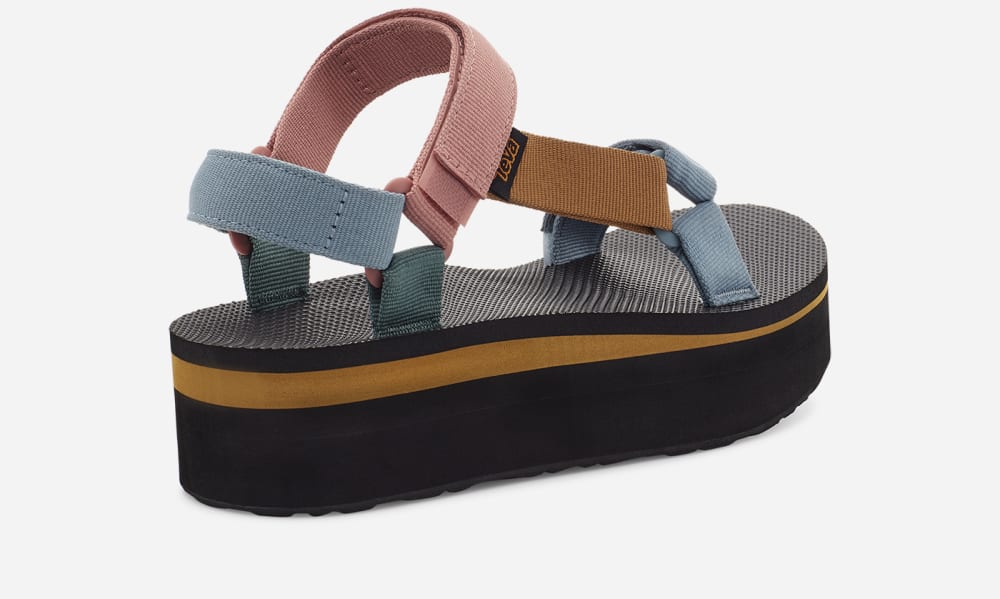 Teva Flatform Universal Platå Sandaler Dam Ljusolika Färger | Sverige-3049