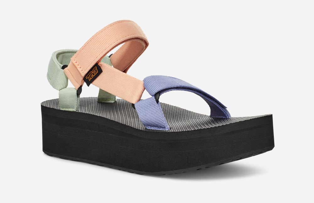 Teva Flatform Universal Platå Sandaler Dam Olika Färger | Sverige-3219