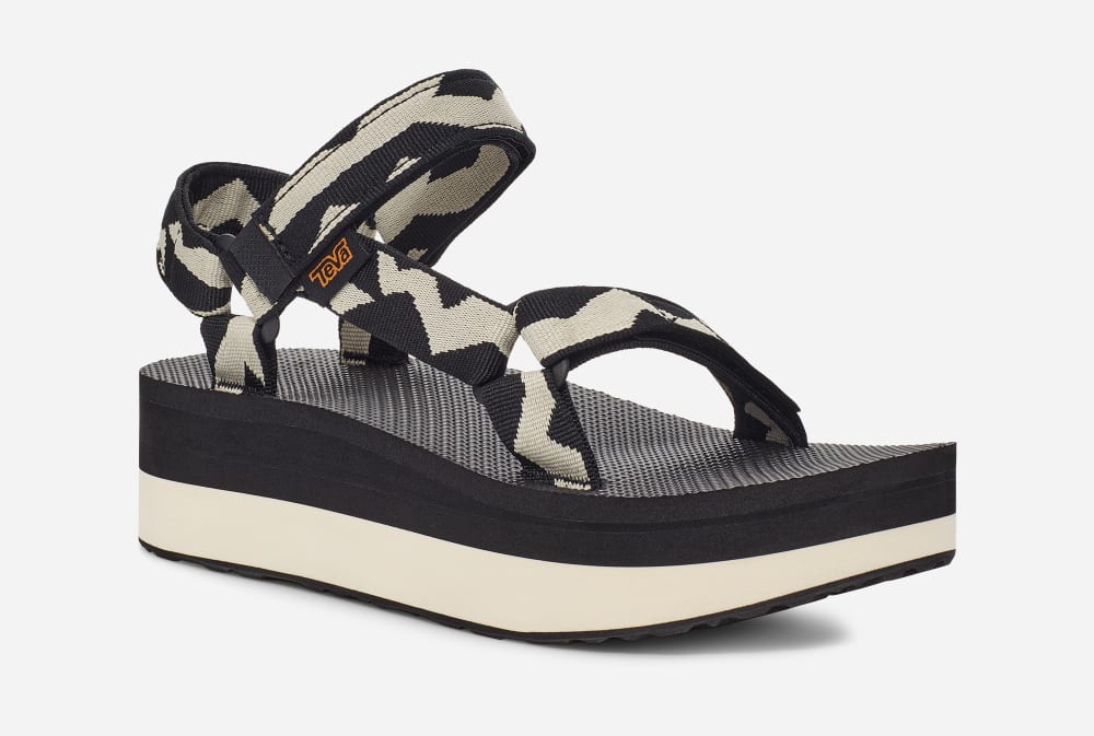 Teva Flatform Universal Platå Sandaler Dam Svarta | Sverige-5724