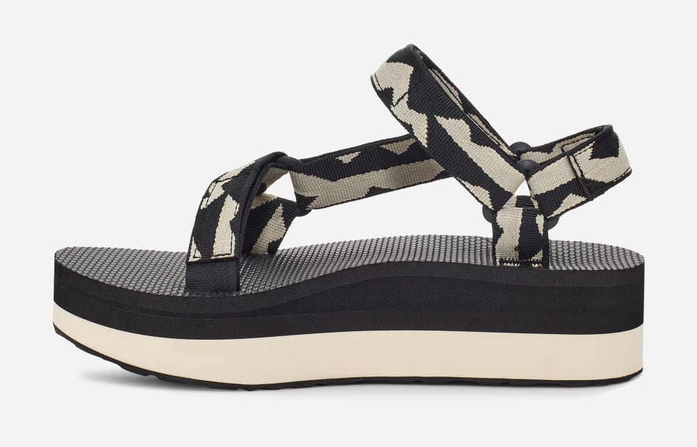 Teva Flatform Universal Platå Sandaler Dam Svarta | Sverige-5724