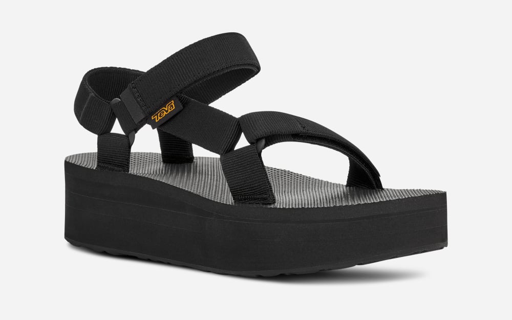 Teva Flatform Universal Platå Sandaler Dam Svarta | Sverige-6397