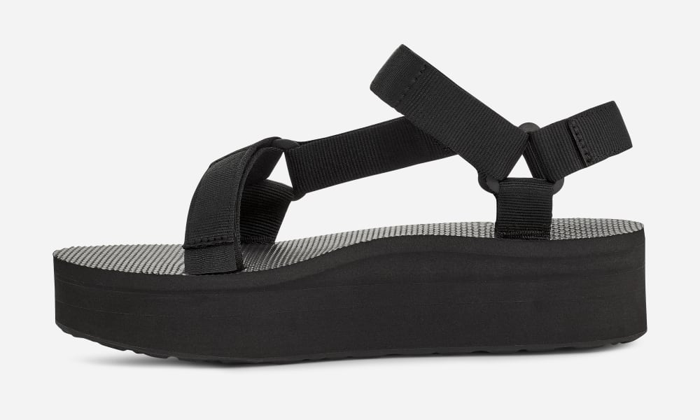 Teva Flatform Universal Platå Sandaler Dam Svarta | Sverige-6397