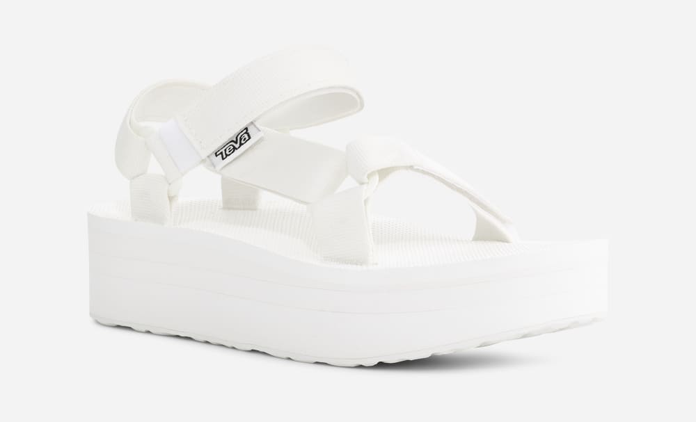 Teva Flatform Universal Platå Sandaler Dam Ljusvita | Sverige-8591