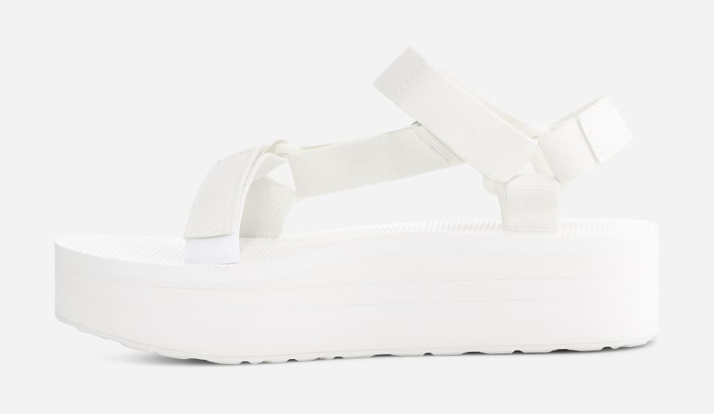 Teva Flatform Universal Platå Sandaler Dam Ljusvita | Sverige-8591