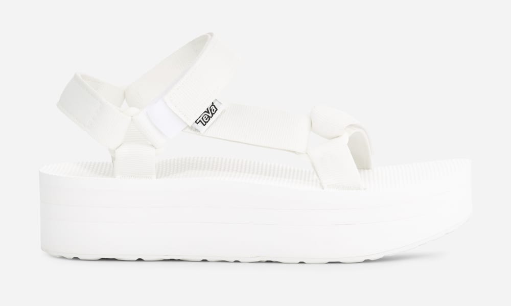 Teva Flatform Universal Platå Sandaler Dam Ljusvita | Sverige-8591