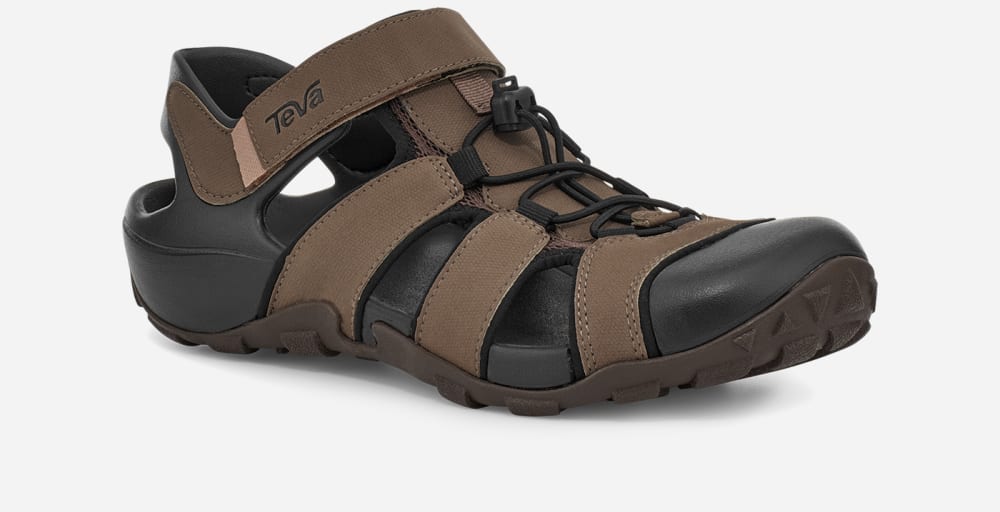 Teva Flintwood Vandringssandaler Herr Kaffe | Sverige-9740