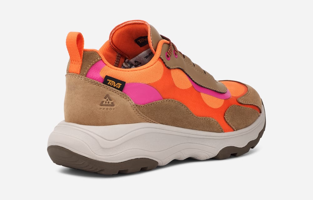 Teva Geotrecca Low Sneakers Dam Orange Bruna Korall Rosa | Sverige-4263