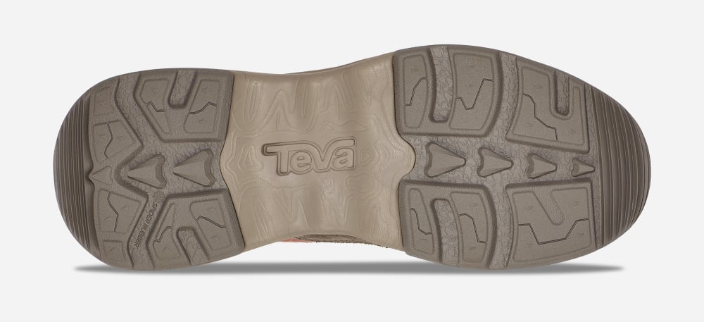 Teva Geotrecca Mid Vandringskängor Dam Khaki Turkos | Sverige-7092