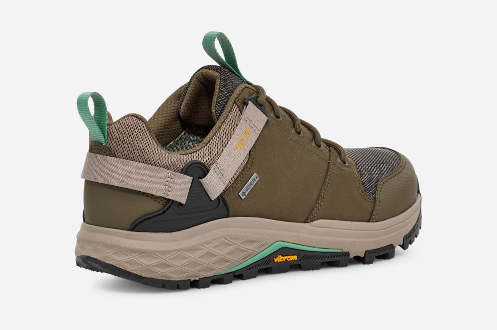 Teva Grandview GTX Low Vandringskängor Dam Olivgröna Bruna | Sverige-7132