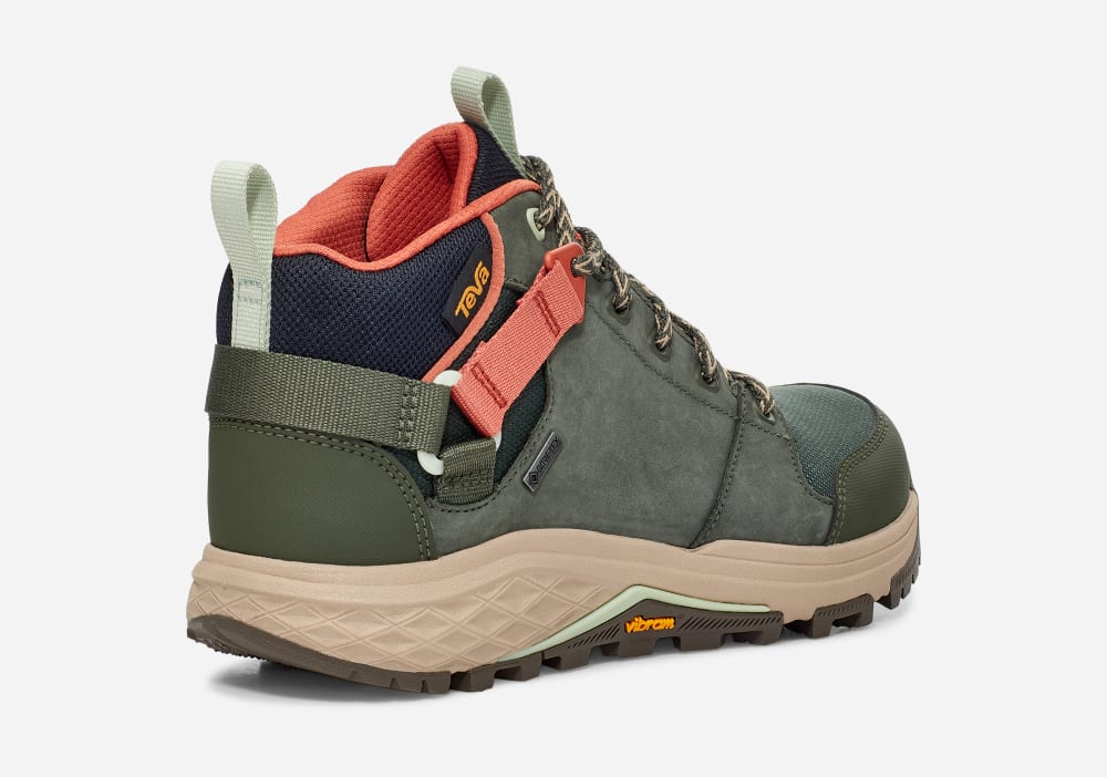 Teva Grandview Gore-Tex Vandringskängor Dam Khaki | Sverige-1738