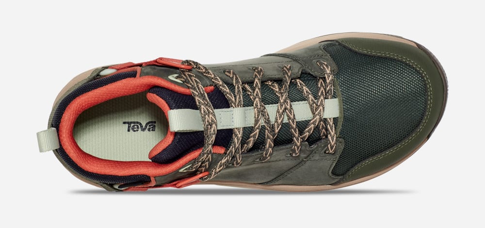 Teva Grandview Gore-Tex Vandringskängor Dam Khaki | Sverige-1738