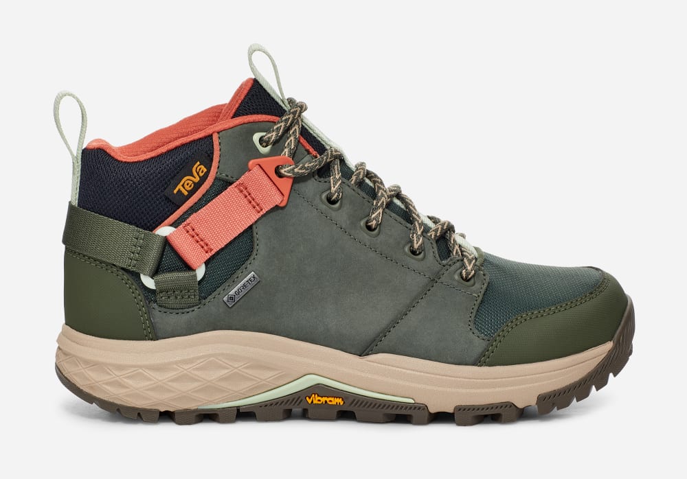 Teva Grandview Gore-Tex Vandringskängor Dam Khaki | Sverige-1738