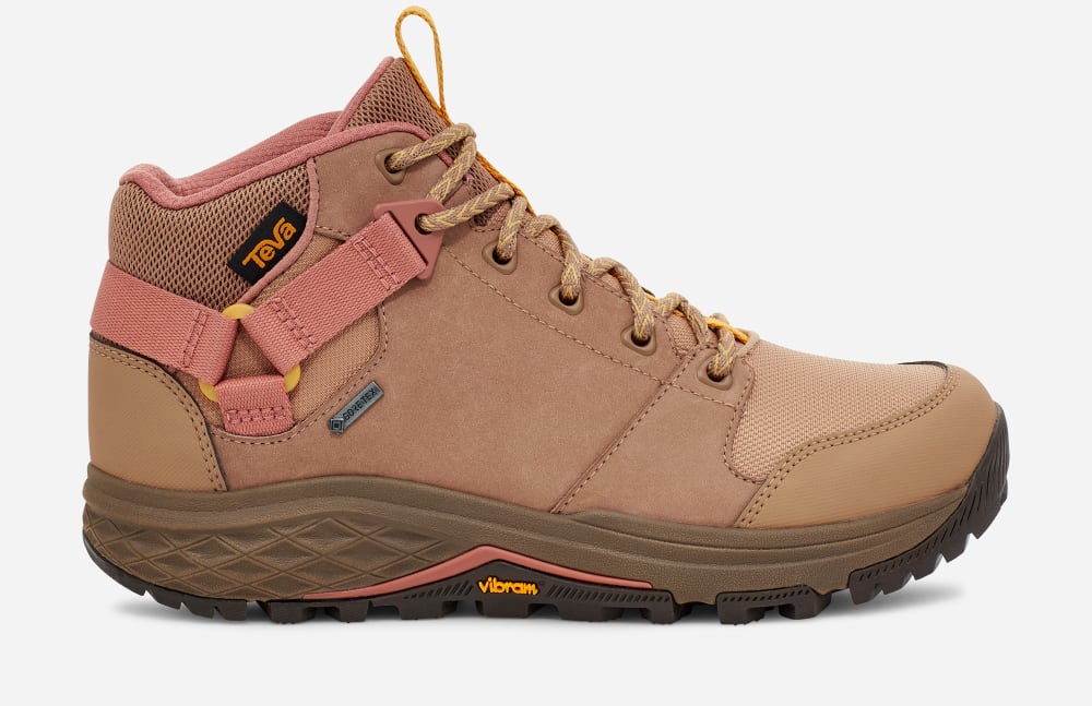 Teva Grandview Gore-Tex Vandringskängor Dam Bruna | Sverige-3041