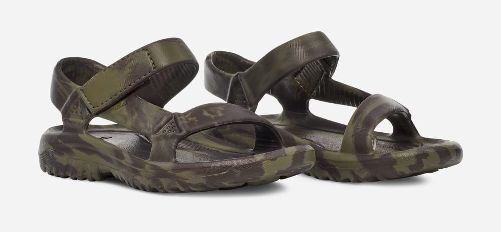 Teva Hurricane Drift Huemix Sandaler Barn Olivgröna | Sverige-6149