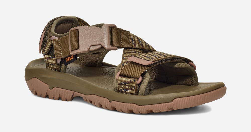 Teva Hurricane Verge Vandringssandaler Dam Mörkolivgröna | Sverige-8490