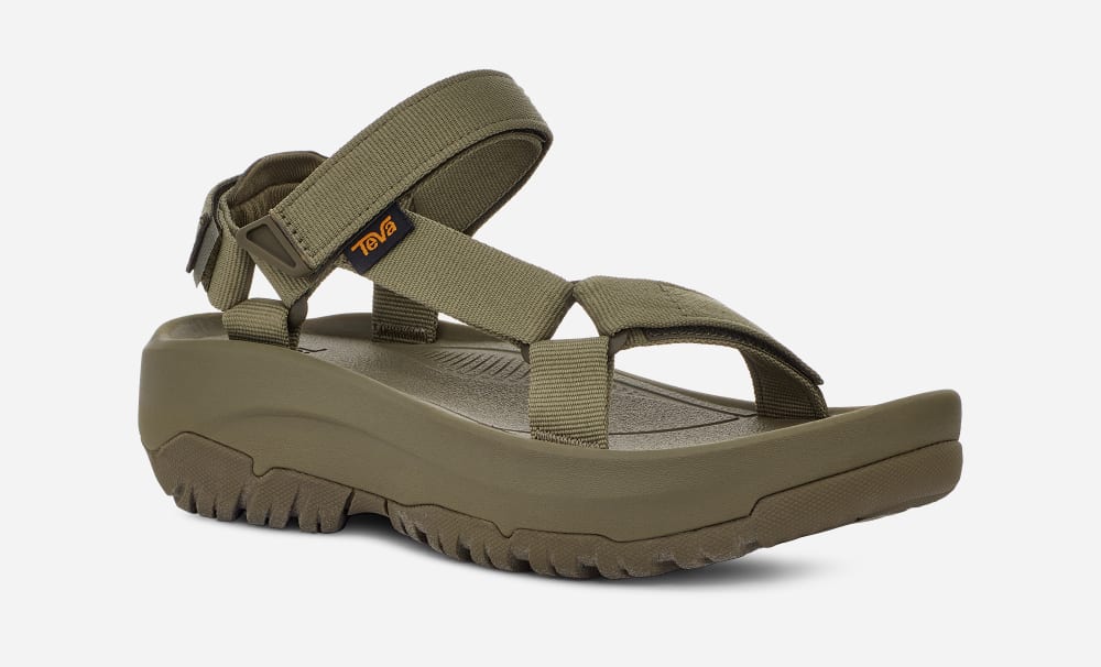 Teva Hurricane Xlt2 Ampsole Platå Sandaler Herr Olivgröna | Sverige-1368