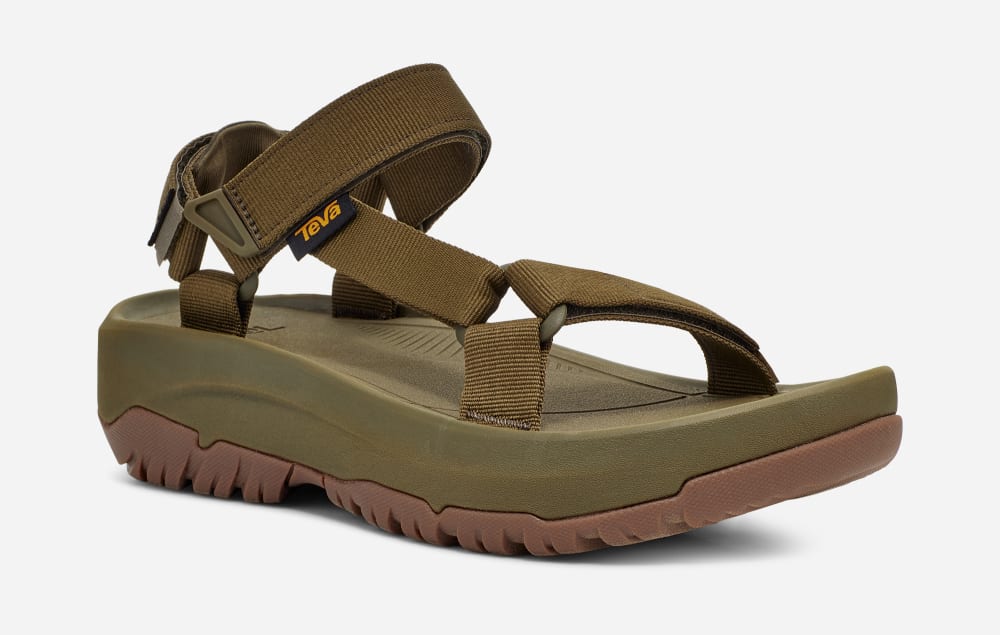 Teva Hurricane Xlt2 Ampsole Platå Sandaler Dam Mörkolivgröna | Sverige-5164