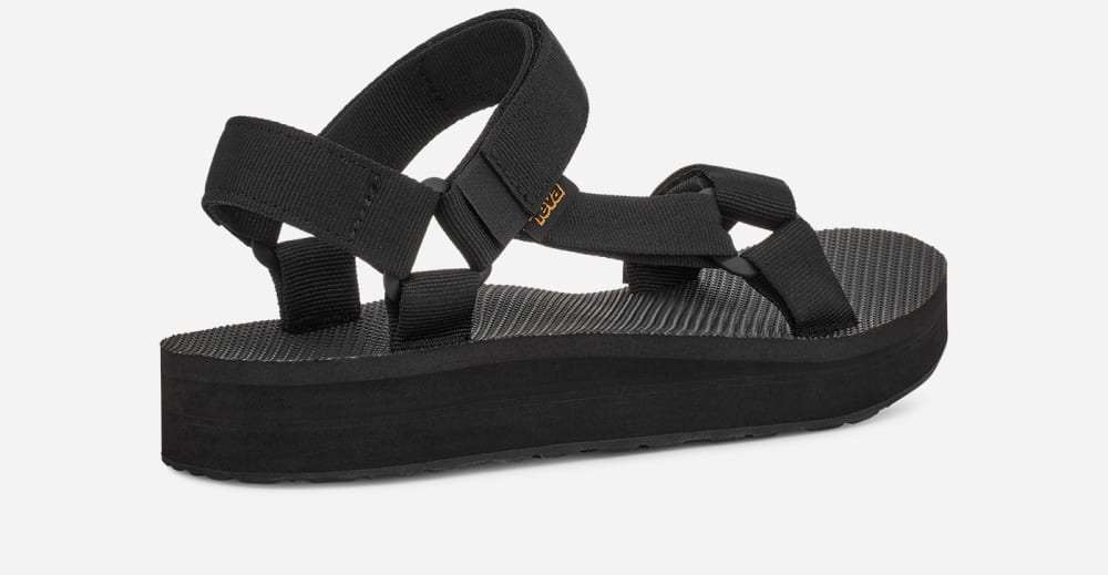 Teva Mid Universal Platå Sandaler Herr Svarta | Sverige-4162