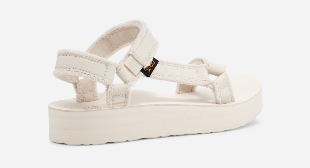 Teva Midform Universal Canvas Platå Sandaler Dam Vita | Sverige-1056