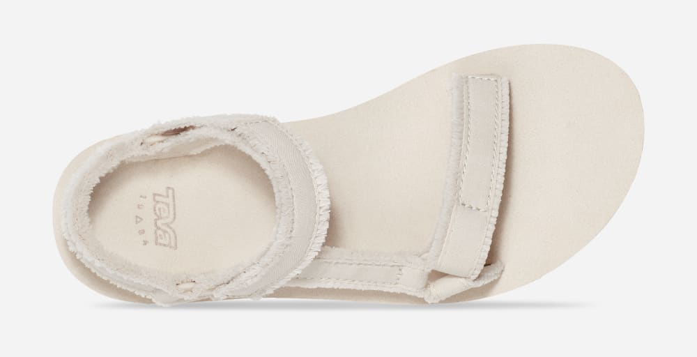 Teva Midform Universal Canvas Platå Sandaler Dam Vita | Sverige-1056