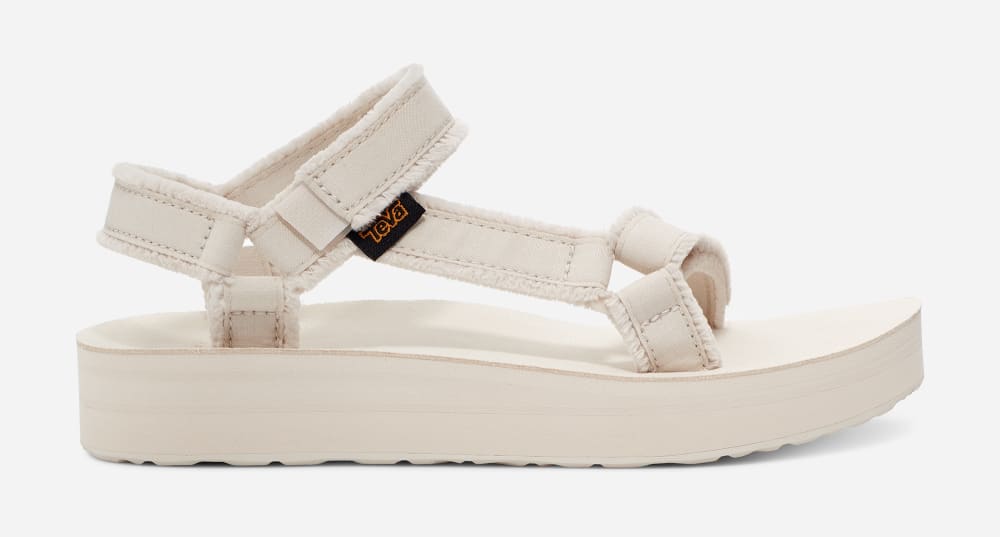 Teva Midform Universal Canvas Platå Sandaler Dam Vita | Sverige-1056