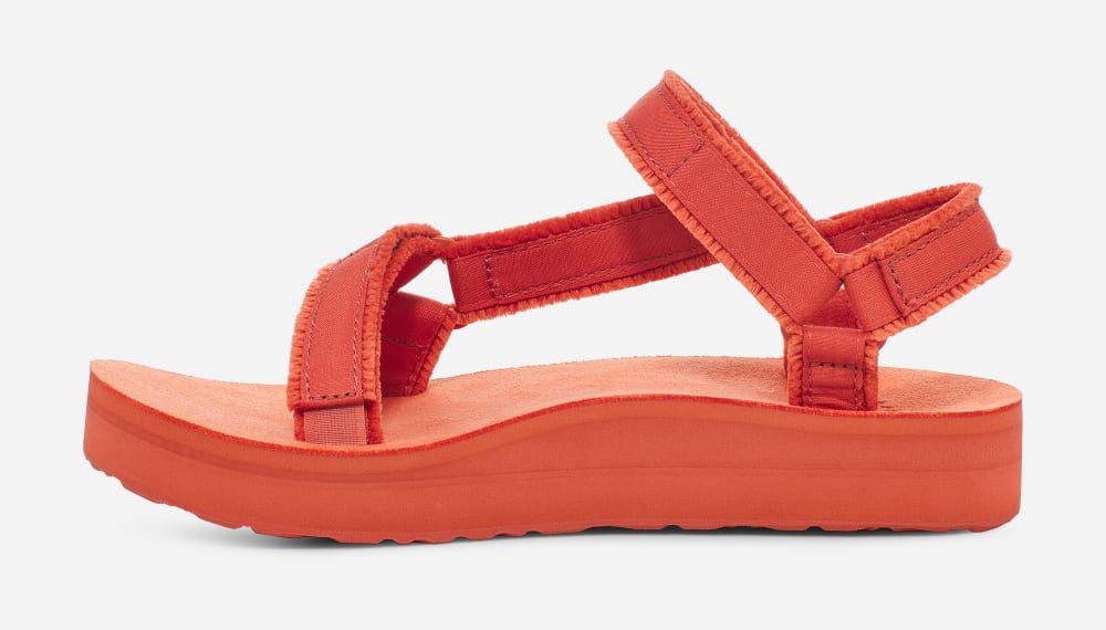 Teva Midform Universal Canvas Platå Sandaler Herr Orange | Sverige-1527