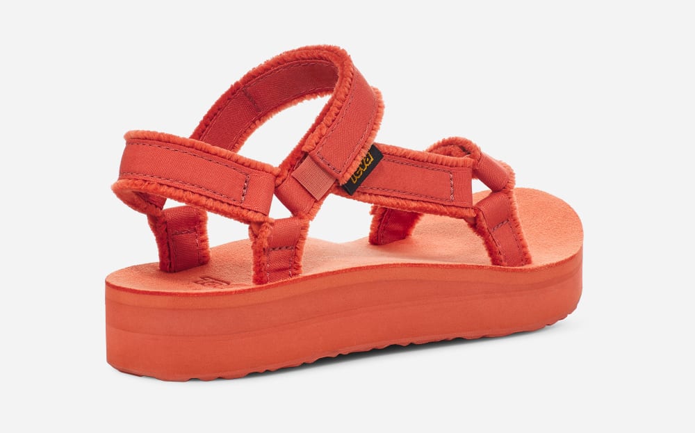 Teva Midform Universal Canvas Platå Sandaler Herr Orange | Sverige-1527