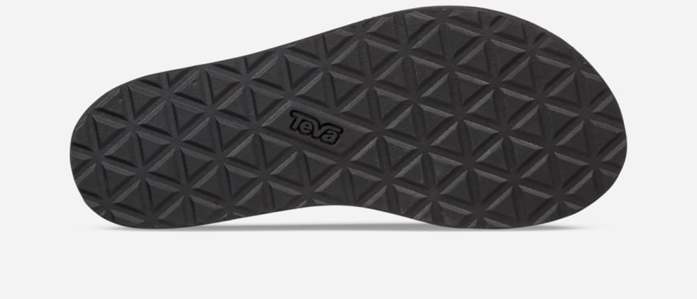 Teva Midform Universal Leather Platå Sandaler Dam Svarta | Sverige-0923