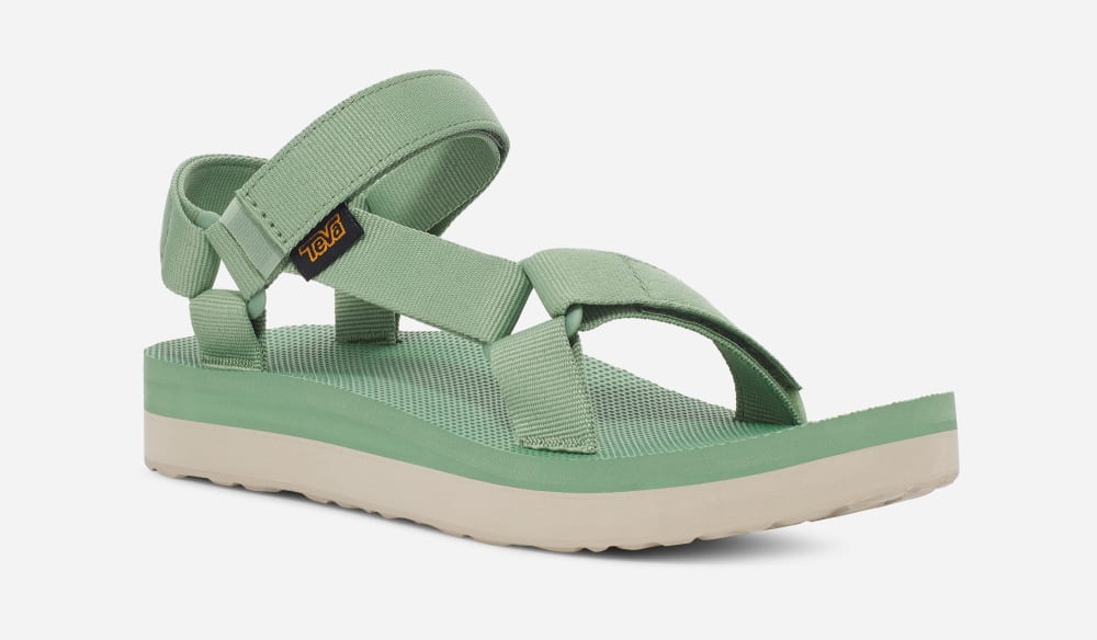 Teva Midform Universal Platå Sandaler Dam Gröna | Sverige-0978