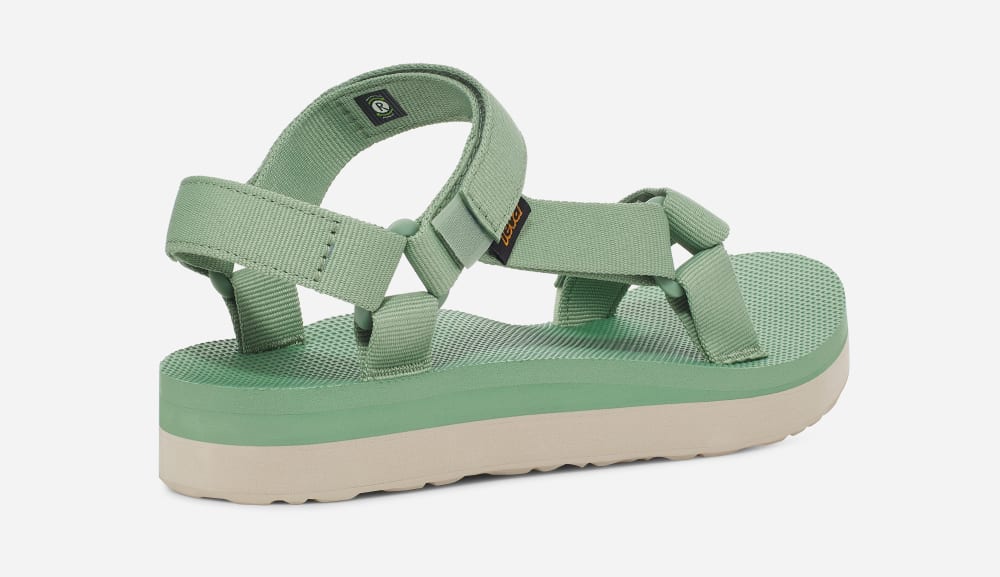 Teva Midform Universal Platå Sandaler Dam Gröna | Sverige-0978