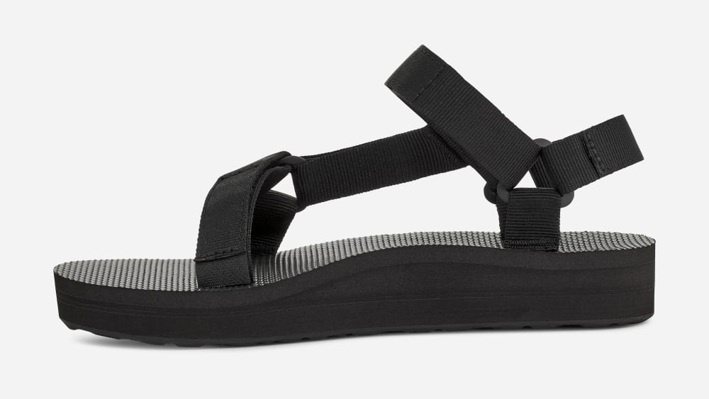 Teva Midform Universal Platå Sandaler Dam Svarta | Sverige-8071