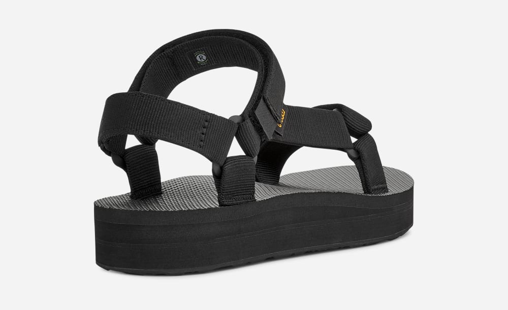 Teva Midform Universal Platå Sandaler Dam Svarta | Sverige-8071