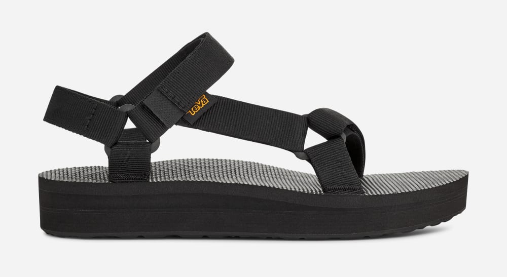 Teva Midform Universal Platå Sandaler Dam Svarta | Sverige-8071