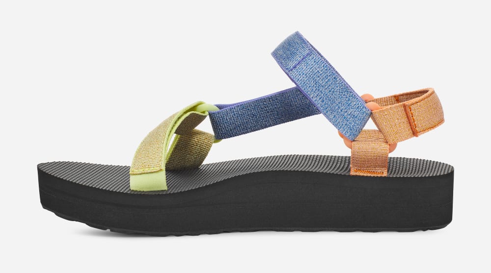 Teva Midform Universal Platå Sandaler Herr Metal Olika Färger | Sverige-7835