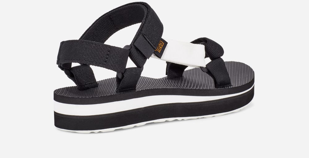 Teva Midform Universal Platå Sandaler Herr Svarta Ljusvita | Sverige-9162