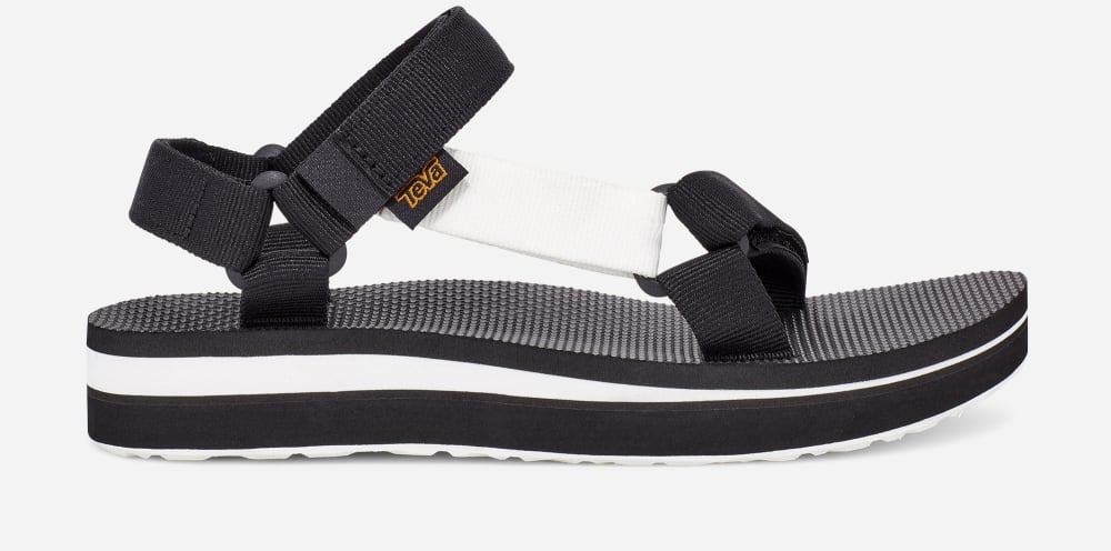 Teva Midform Universal Platå Sandaler Herr Svarta Ljusvita | Sverige-9162