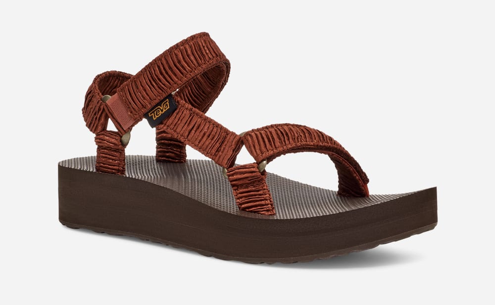 Teva Midform Universal Satinya Sandaler Dam Choklad | Sverige-9567