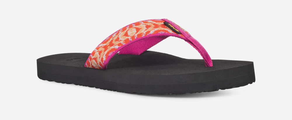 Teva Mush II Flip Flop Dam Rosa Lila Olika Färger | Sverige-3570