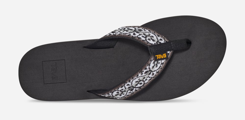 Teva Mush II Flip Flop Dam Svarta | Sverige-0918