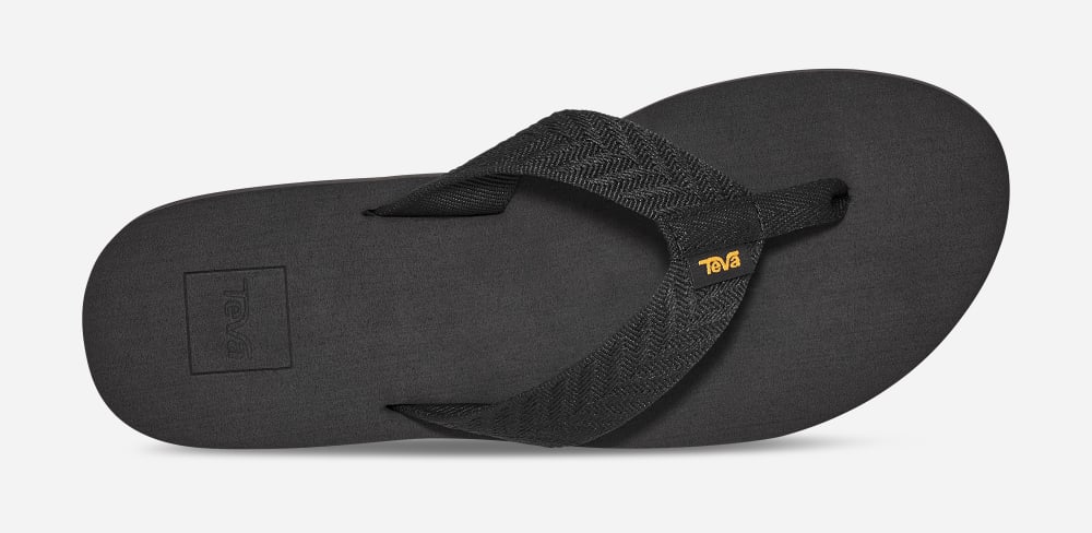 Teva Mush II Flip Flop Dam Svarta | Sverige-6478