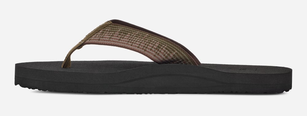 Teva Mush II Flip Flop Herr Mörkolivgröna | Sverige-8149