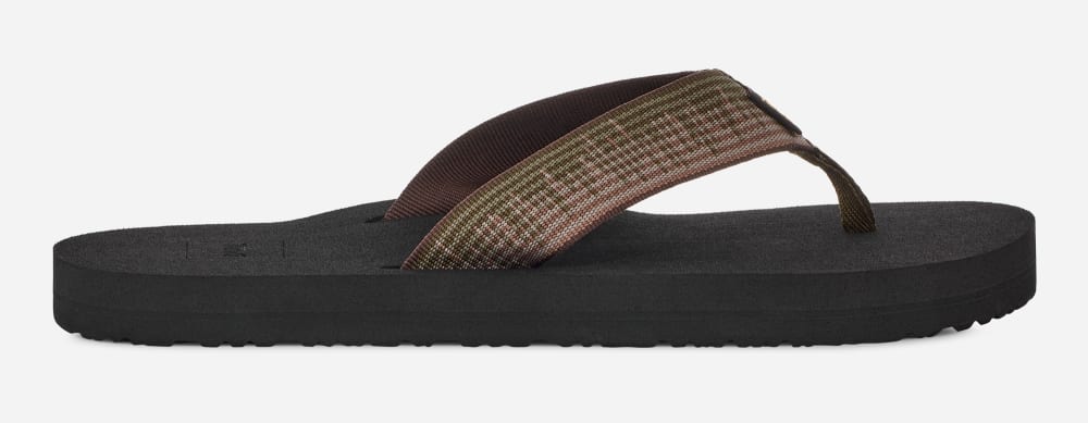 Teva Mush II Flip Flop Herr Mörkolivgröna | Sverige-8149