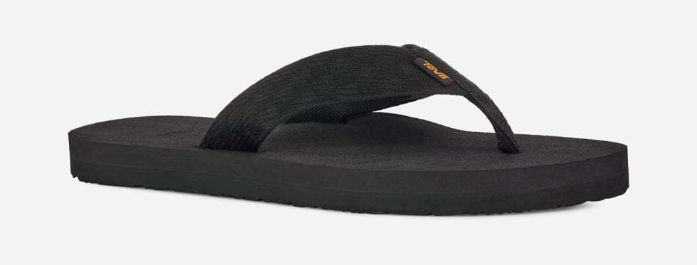 Teva Mush II Flip Flop Herr Mörkröda Svarta | Sverige-2856